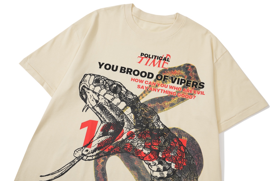 RRR-123 Alchemy Python foam printed short-sleeved T-shirt