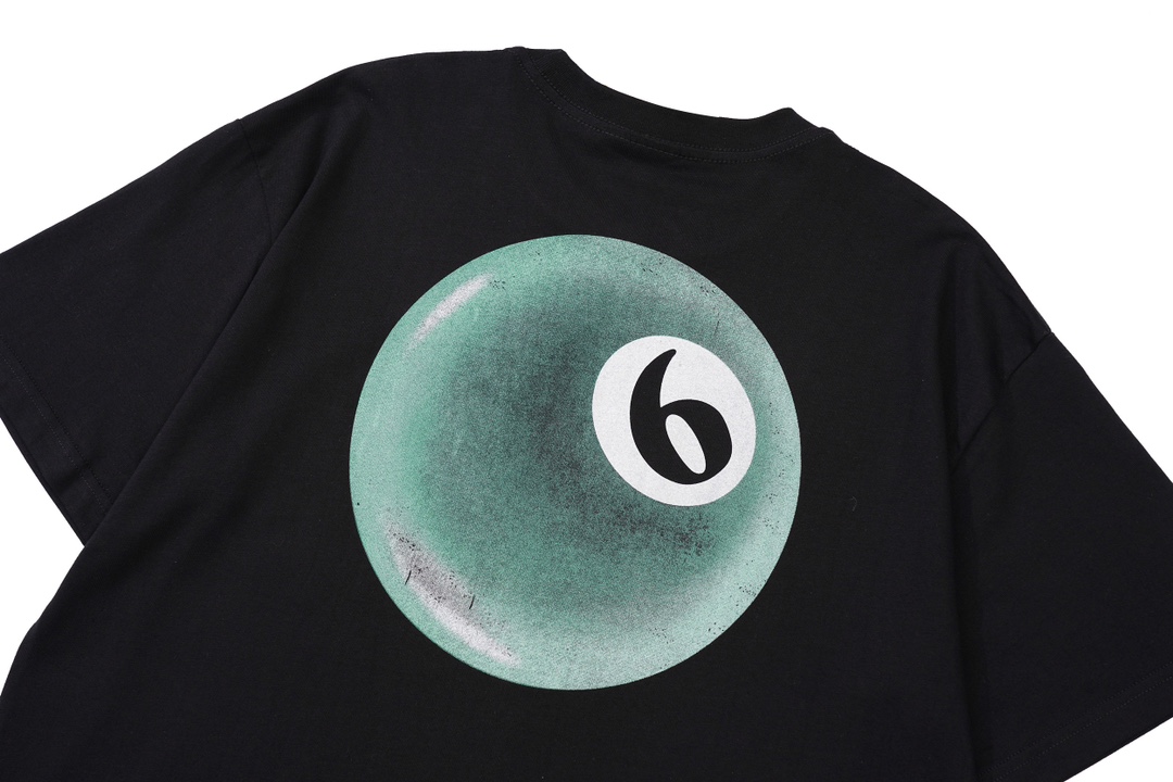 VINTAGE NWO 6th Anniversary of the New World order printed short-sleeved T-shirt Black