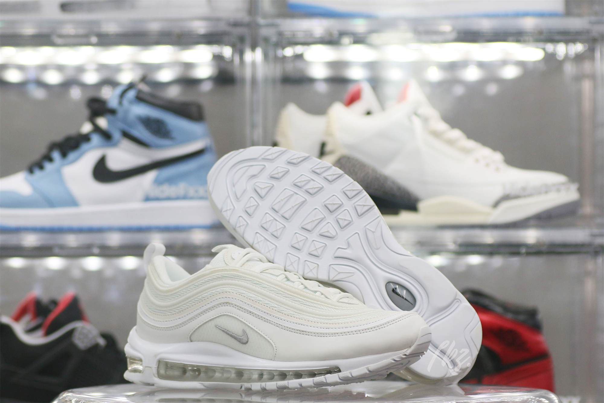 Nike Air Max 97 Triple White Wolf Grey 2017