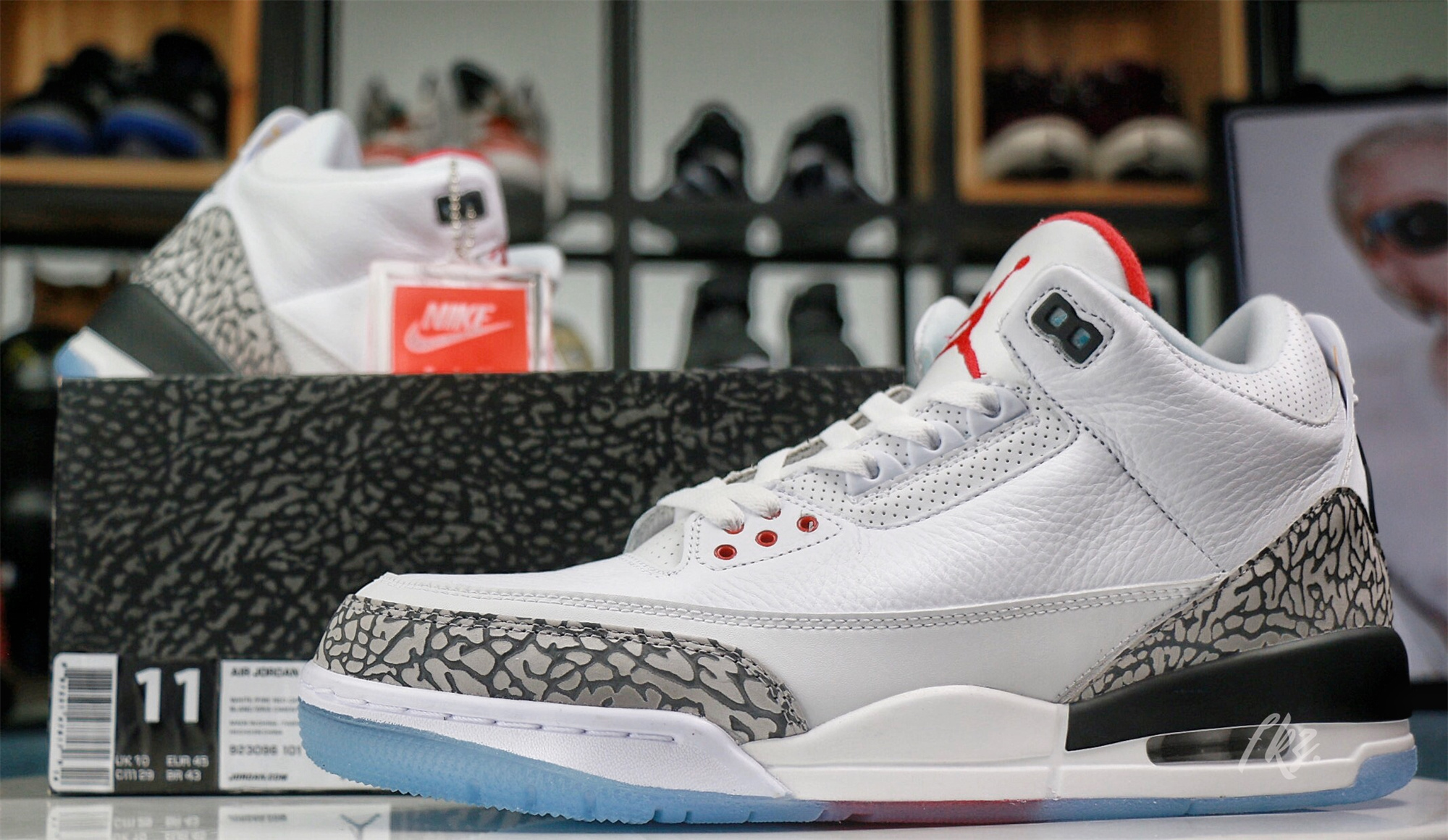 Air Jordan 3 Retro Free Throw Line White Cement 2018