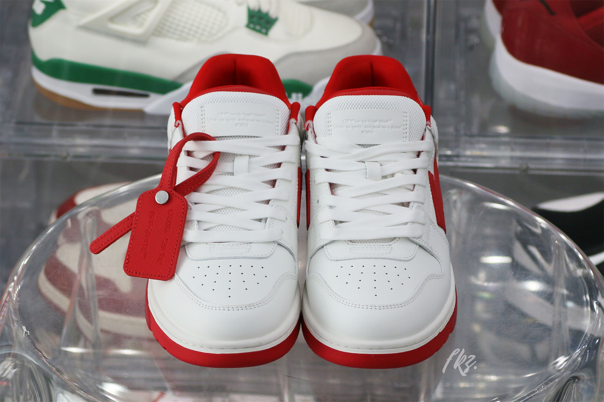 Off-White White Red Out Of Office Sneaker