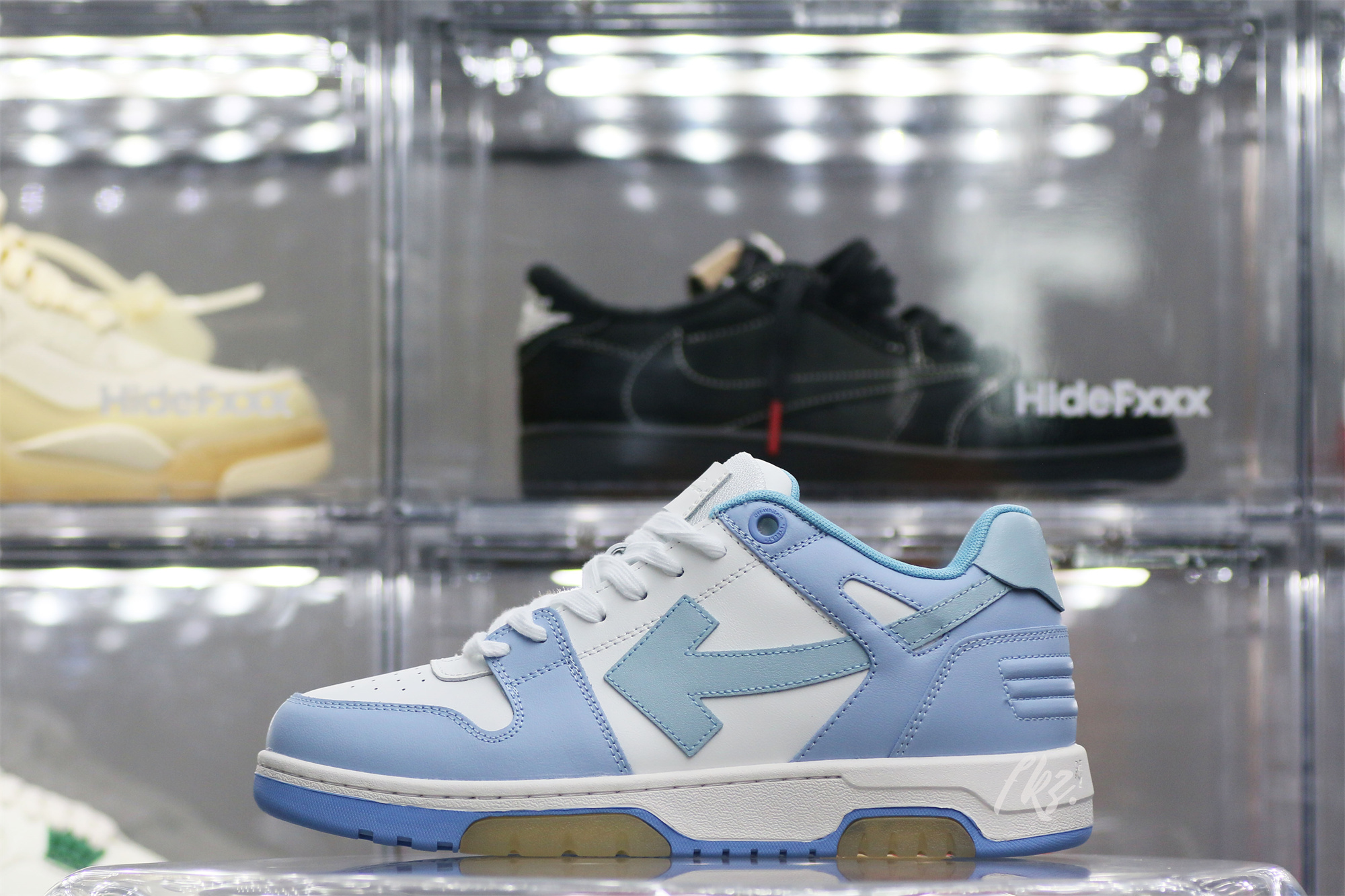 OFF-WHITE Blue & White Out Of Office Sneakers