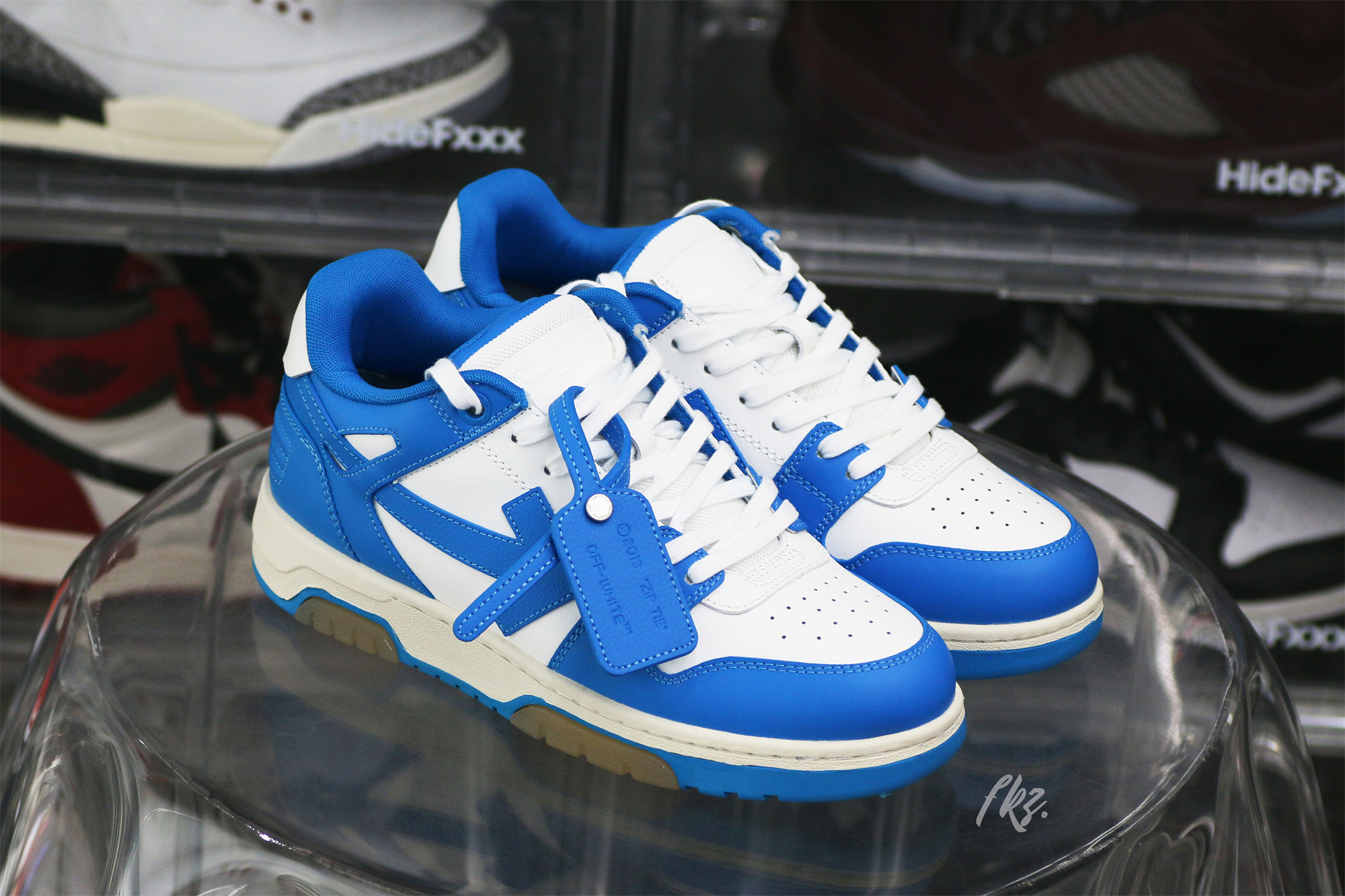 Off-White University Blue ‘Out Of Office’ Sneakers