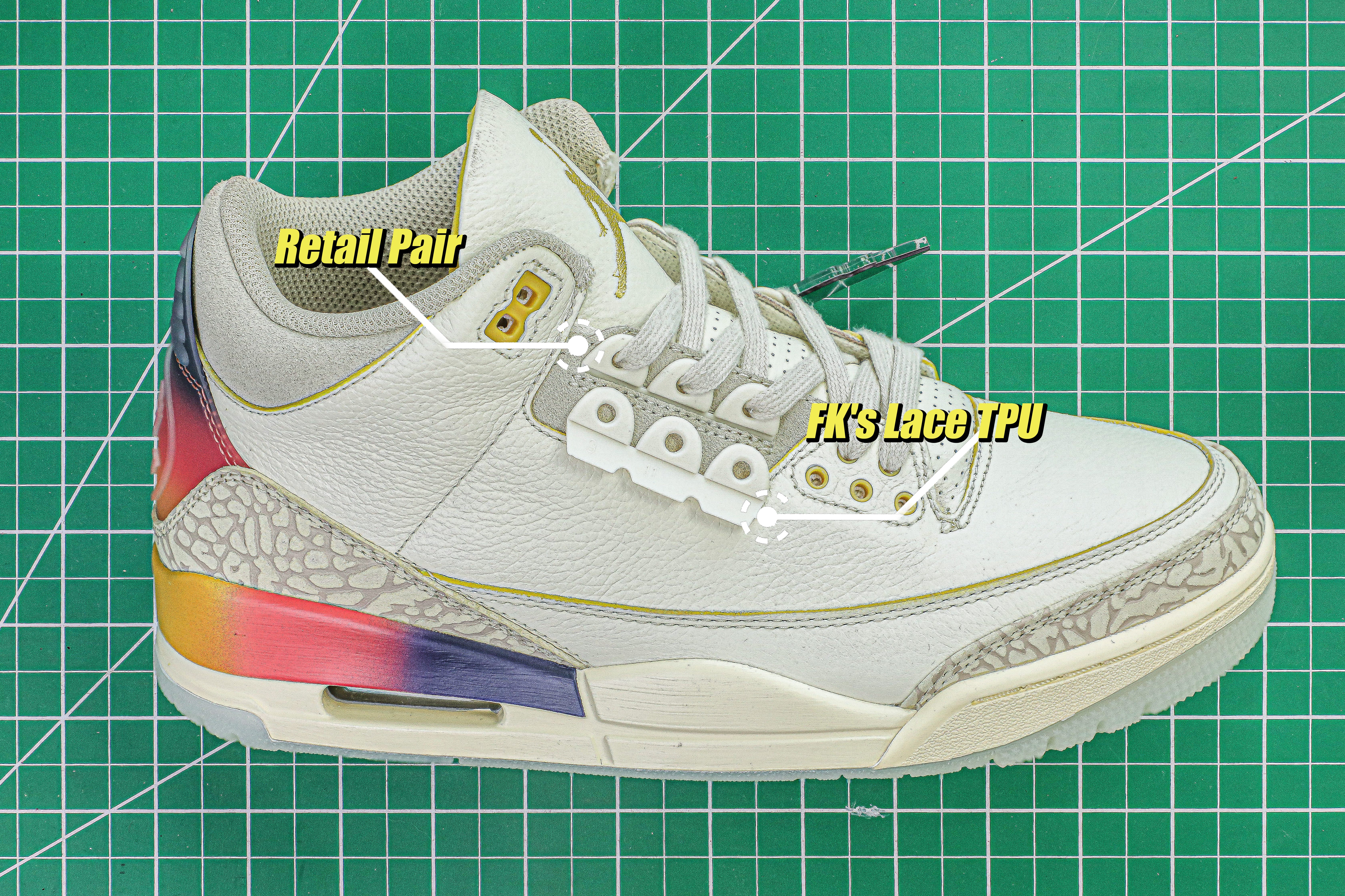 J Balvin x Air Jordan 3 Sunset (LN5 A1)