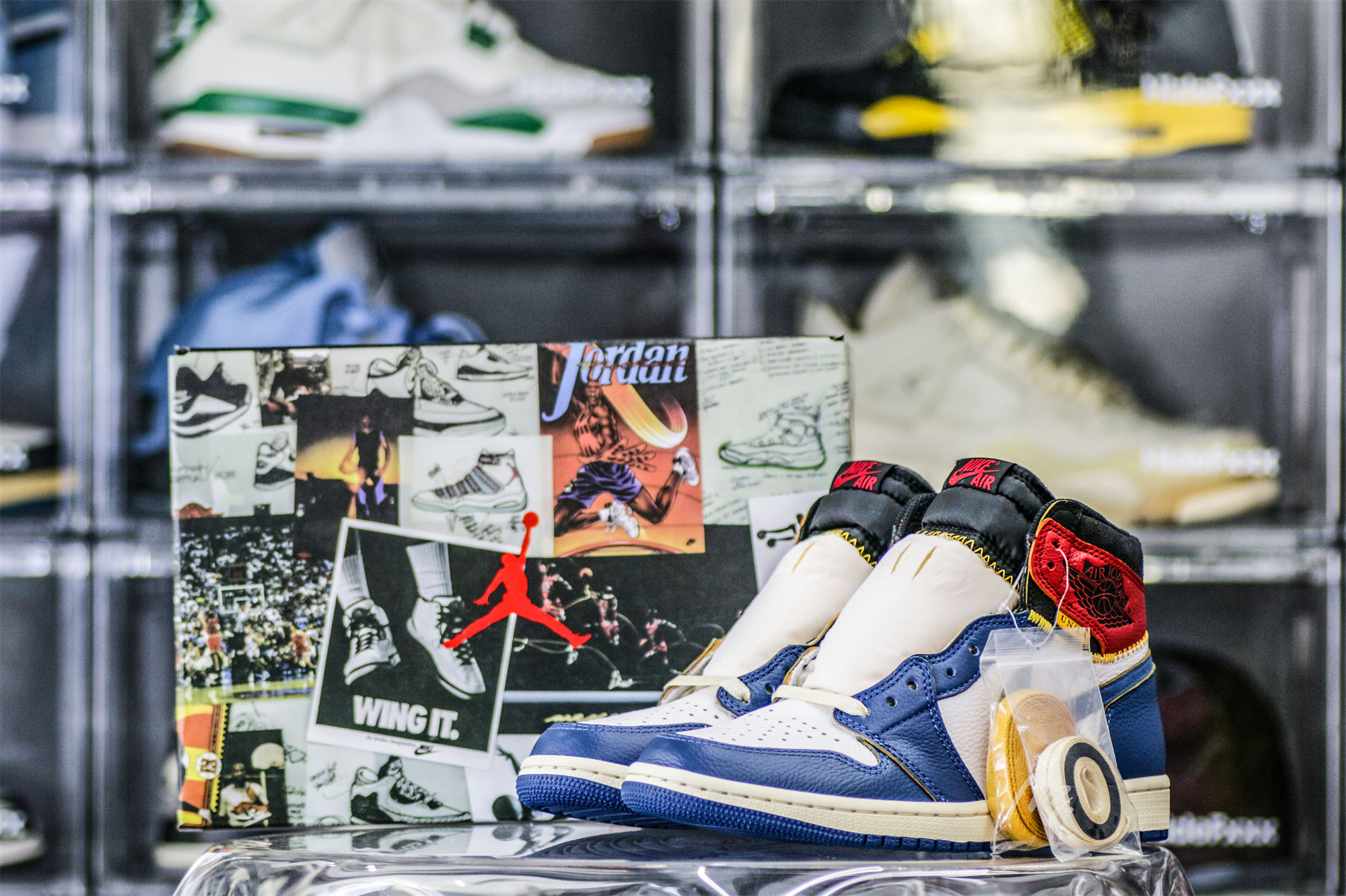 Jordan 1 Retro High Union Los Angeles Blue Toe