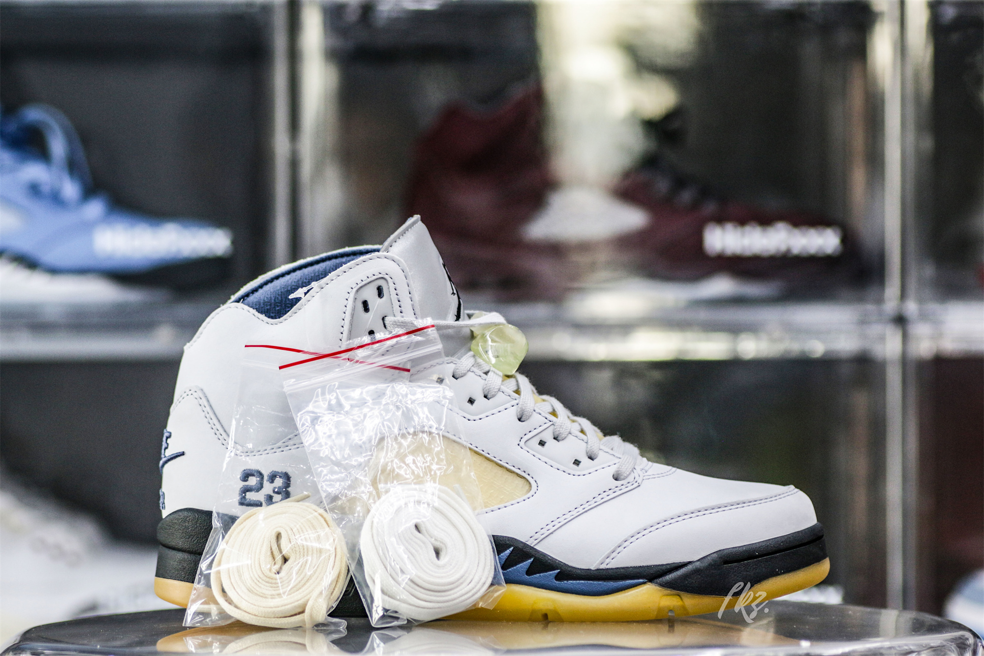 A Ma Maniere Air Jordan 5 SP Photon Dust/Diffused Blue WMS(LN5 A1)