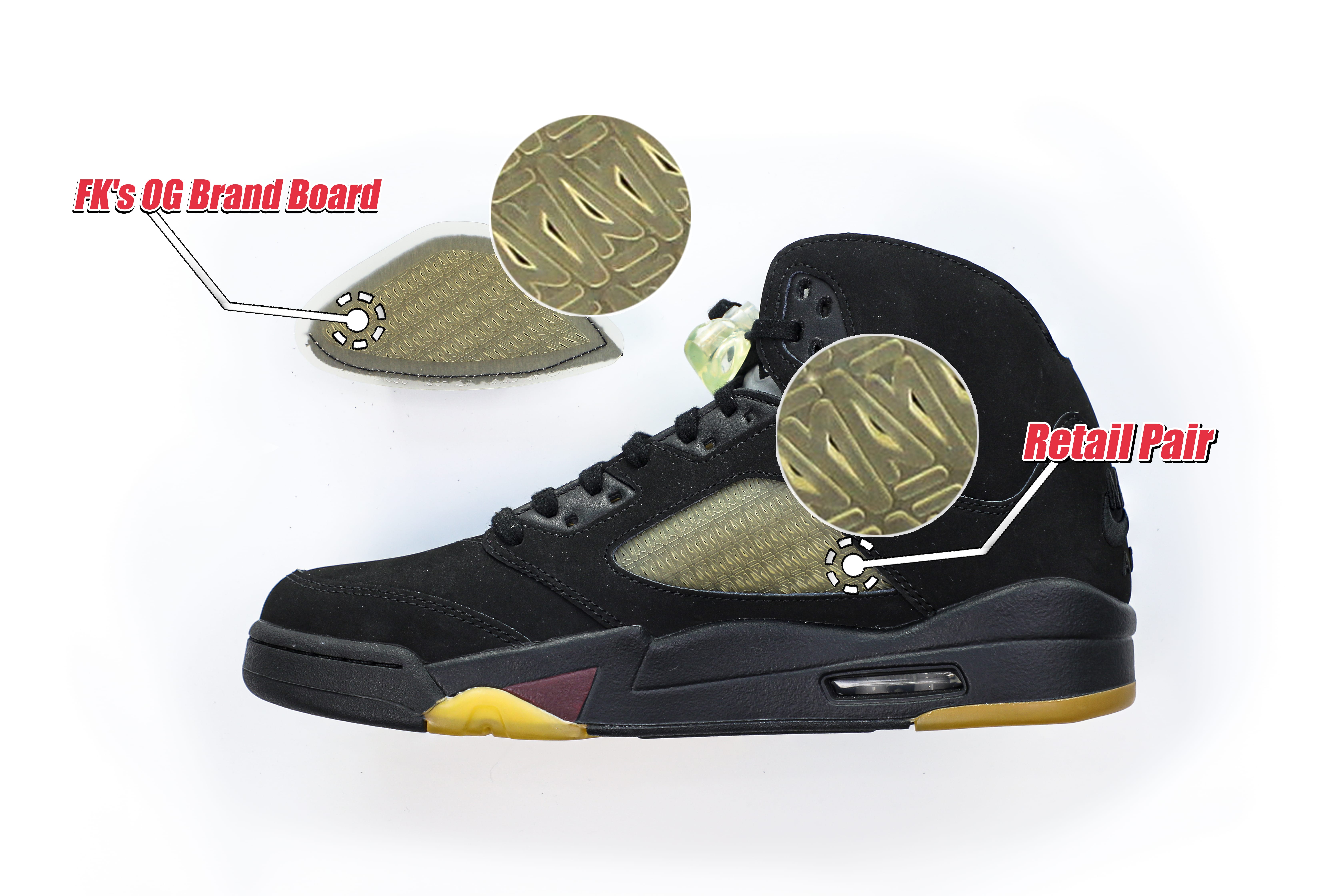 Air Jordan 5 Retro SP A Ma Maniére Black (LN5 A1)