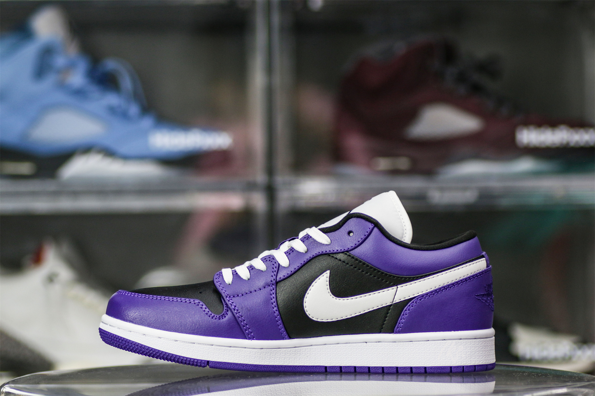 Air Jordan 1 Low Retro Court Purple Black 2020