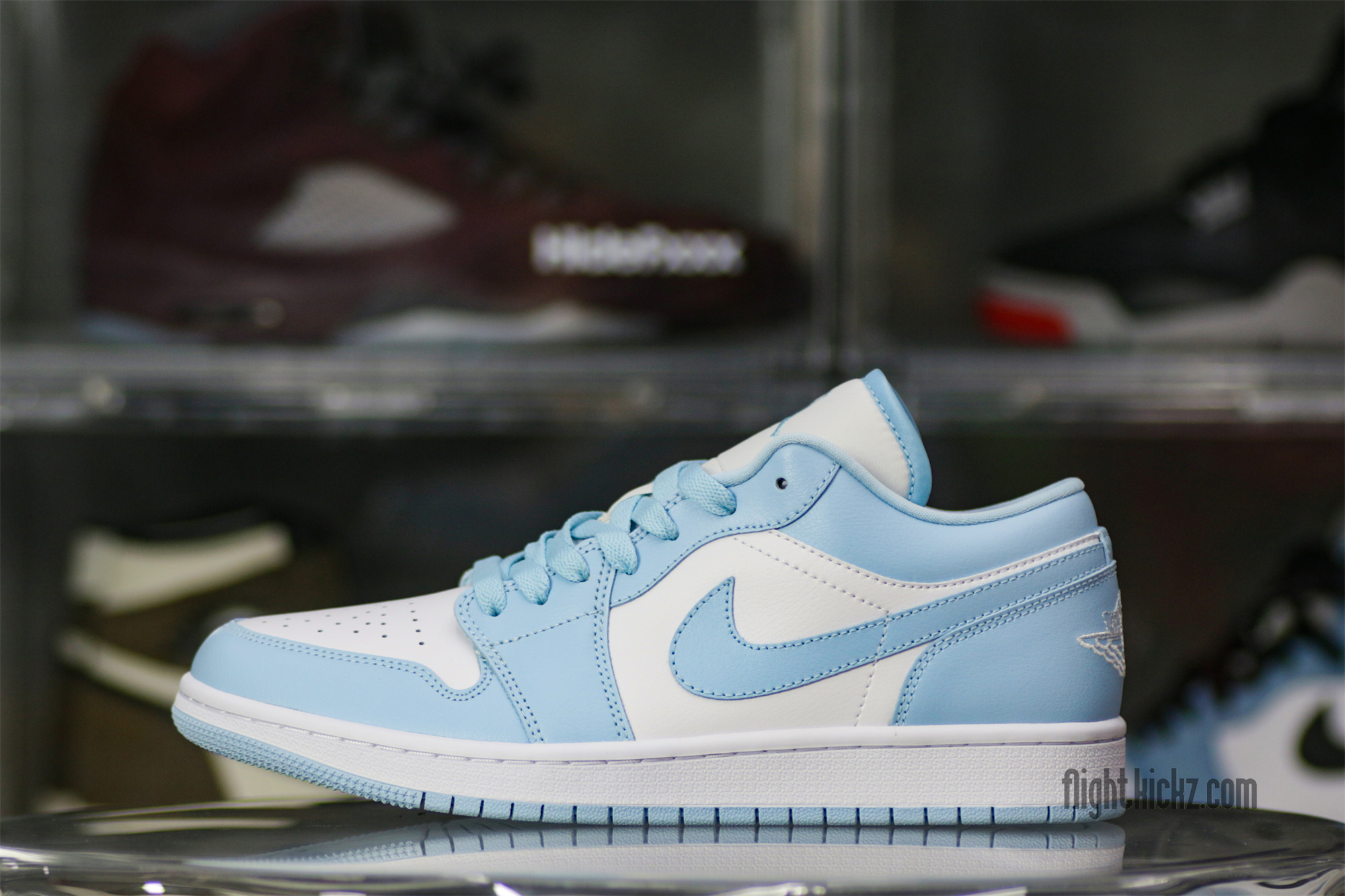 Air Jordan 1 Retro Low White Ice Blue