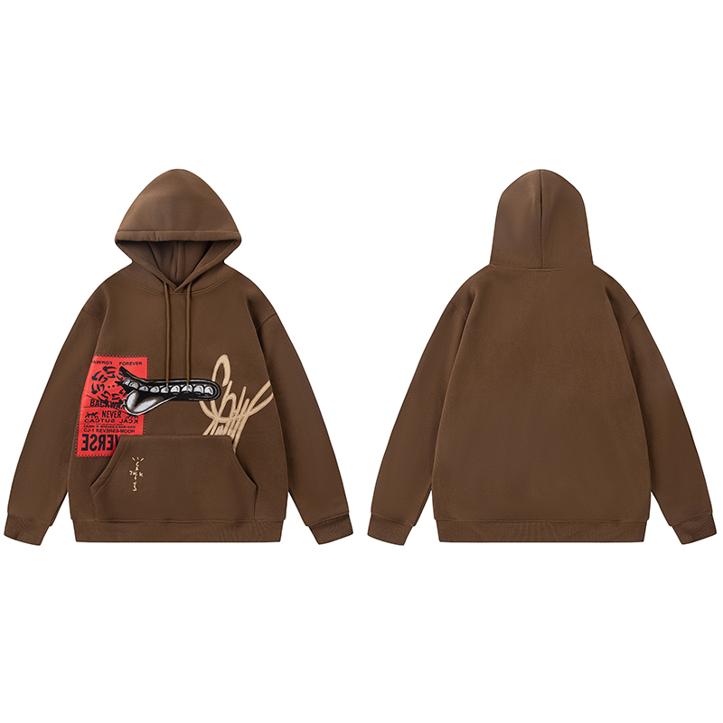 Travis Scott Cactus Jack FW22 Brown Hoodie