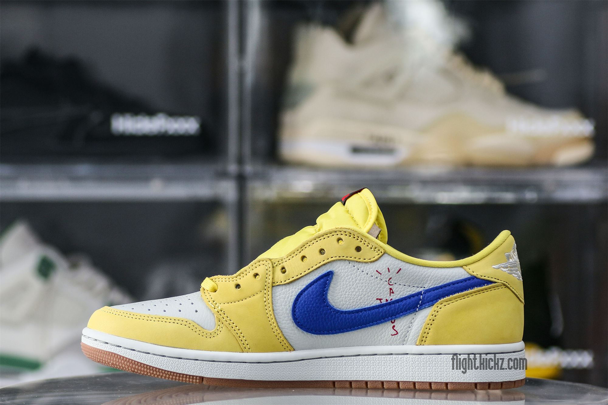 Travis Scott x Air Jordan 1 Retro Low OG SP “Elkins/Canary Yellow” (LN5 A1 batch)