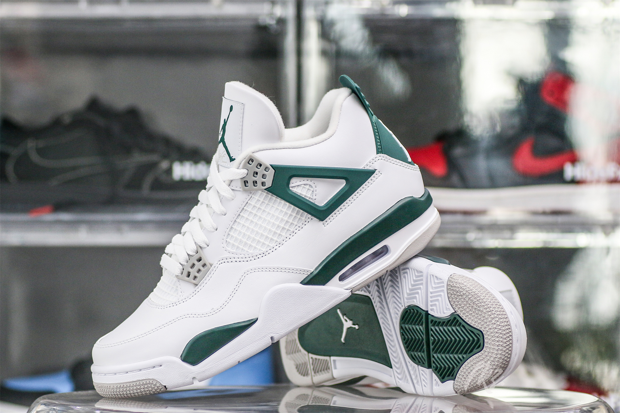 Air Jordan 4 White Oxidized Green Neutral Grey 2024