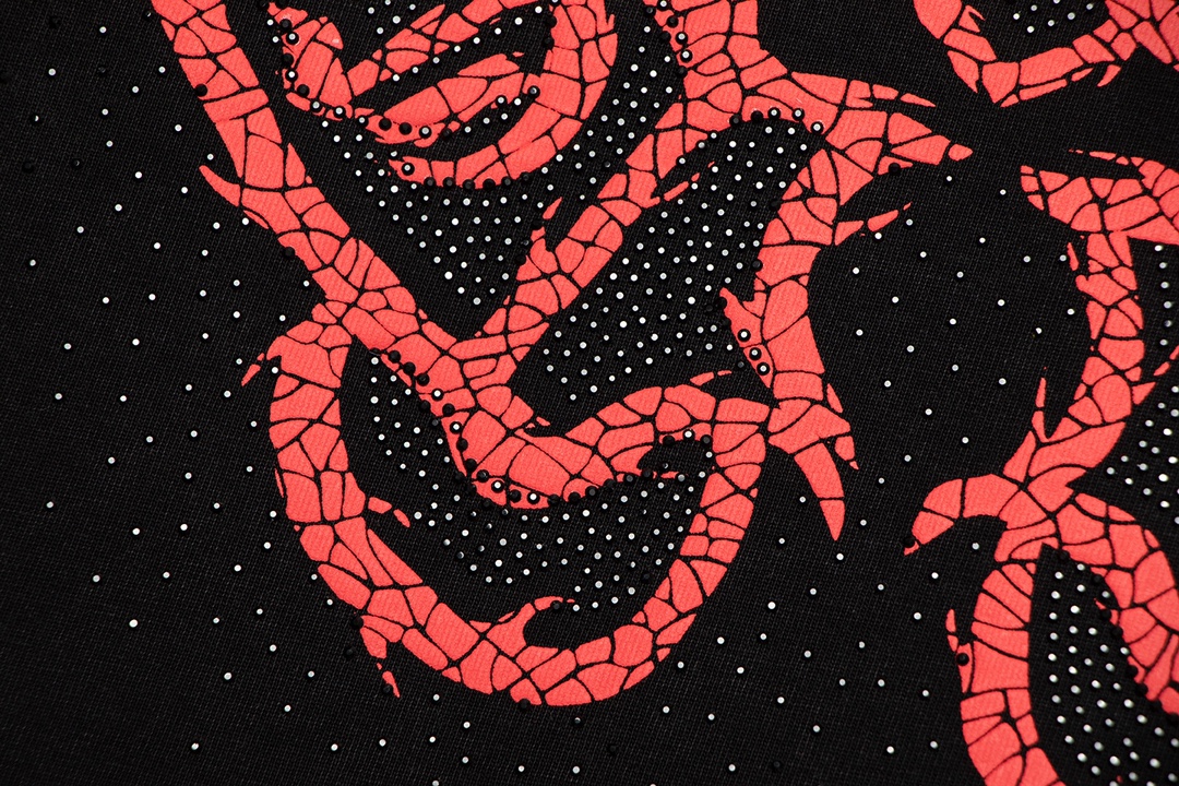 Chrome Hearts Horsebit Print Bead-DyedT shirt 2024