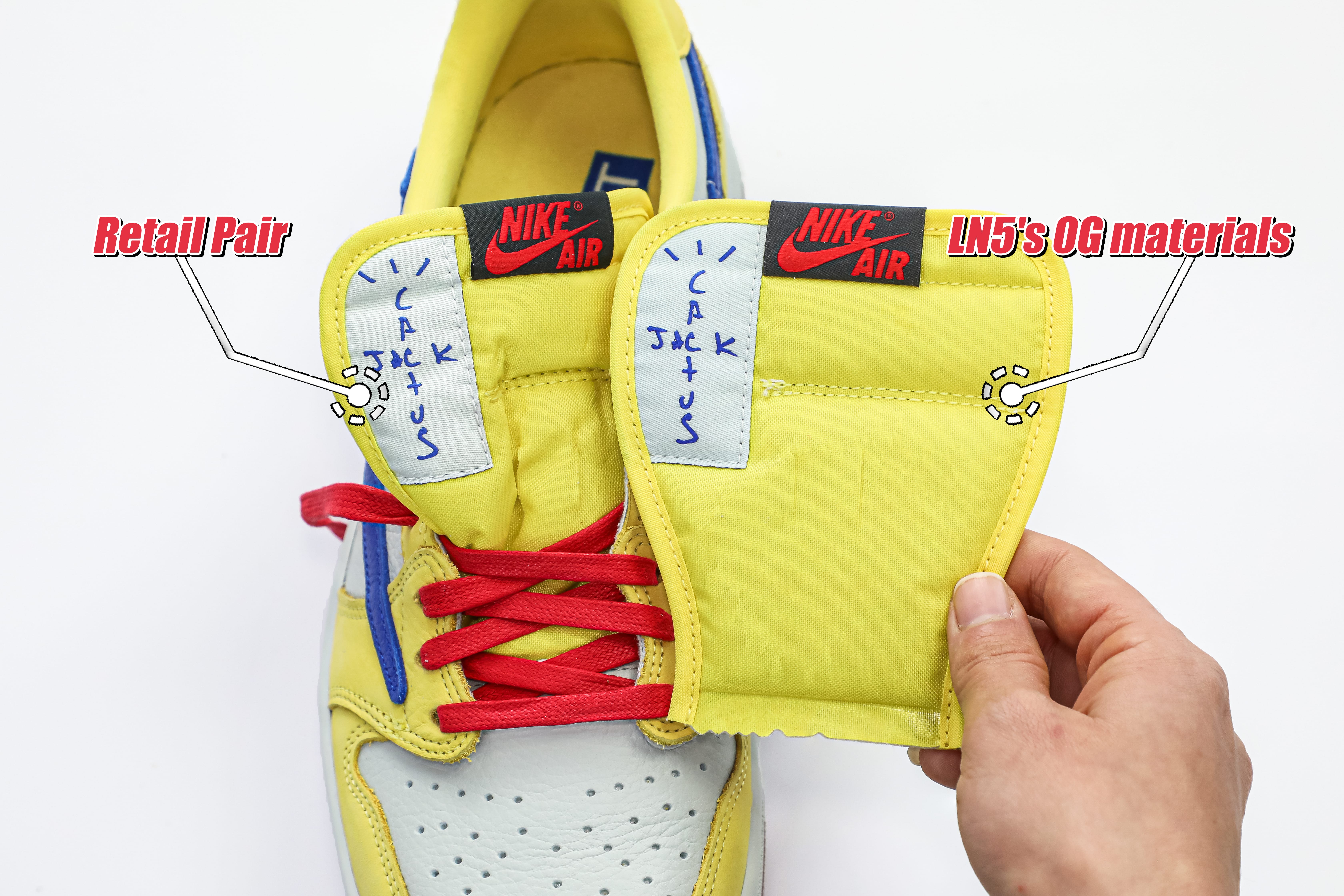 Travis Scott x Air Jordan 1 Retro Low OG SP “Elkins/Canary Yellow” (LN5 A1 batch)