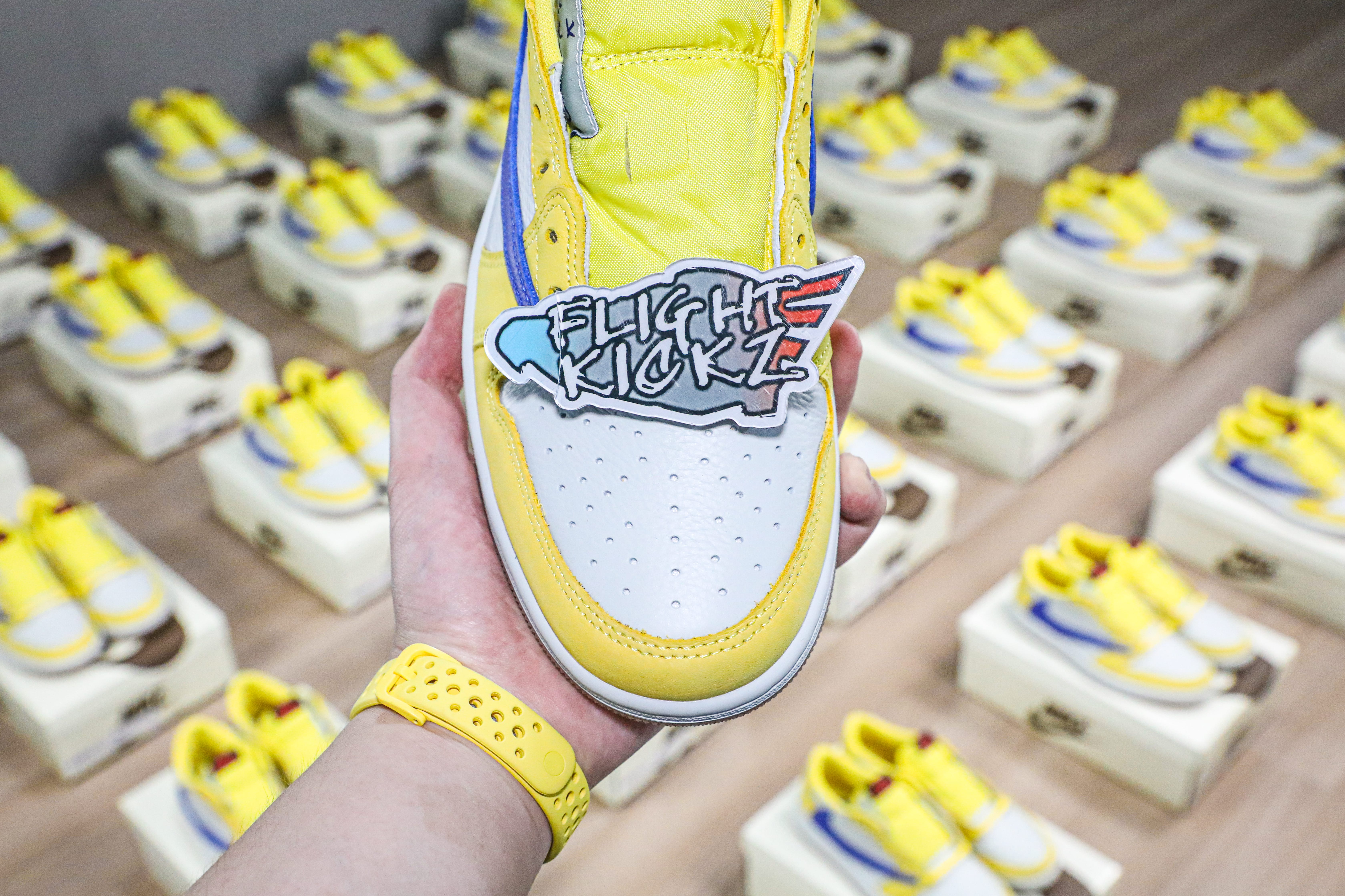 Travis Scott x Air Jordan 1 Retro Low OG SP “Elkins/Canary Yellow” (LN5 A1 batch)