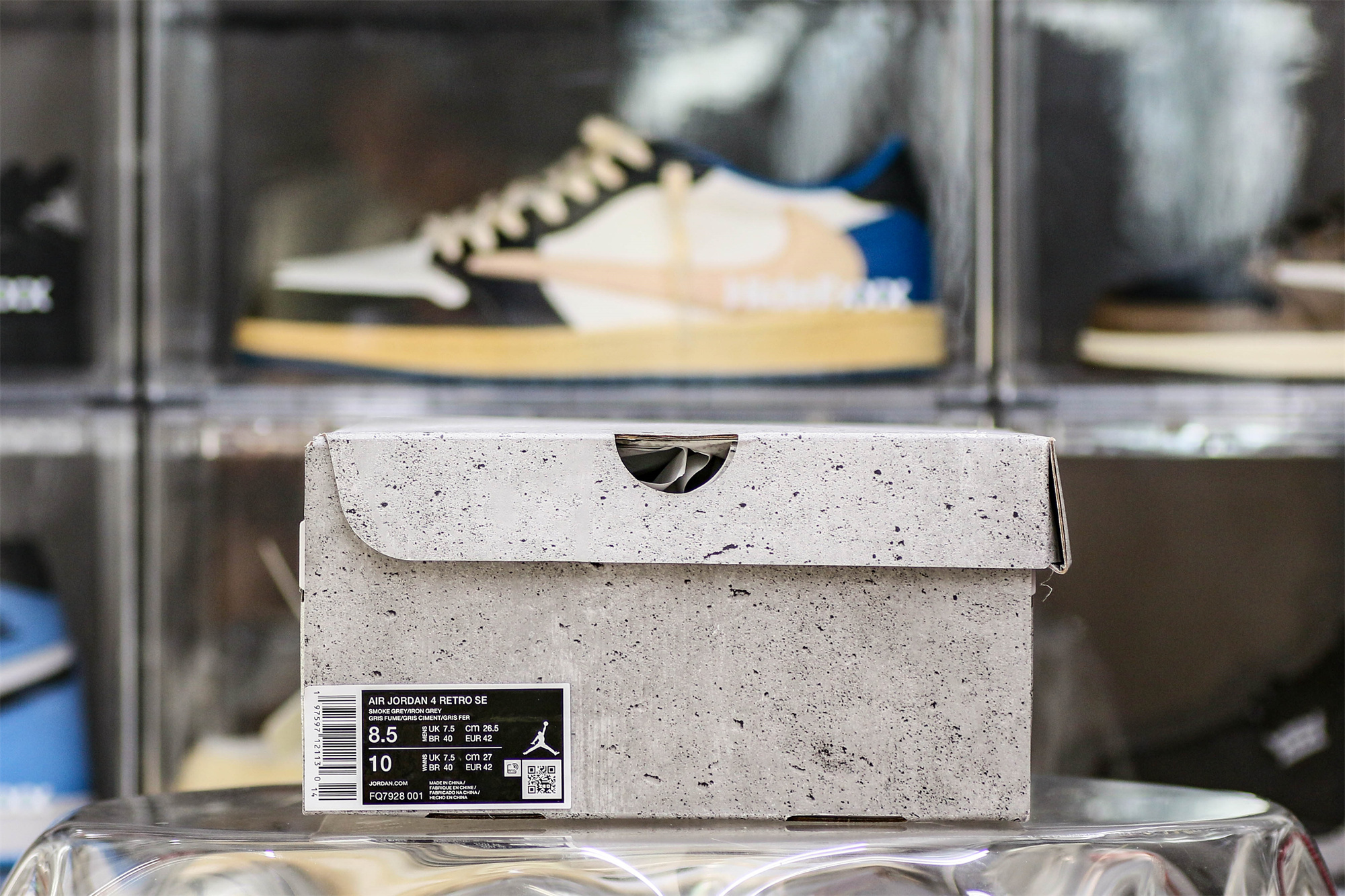 Air Jordan 4 Retro SE Paris Olympics Wet Cement (Ln5 A1)