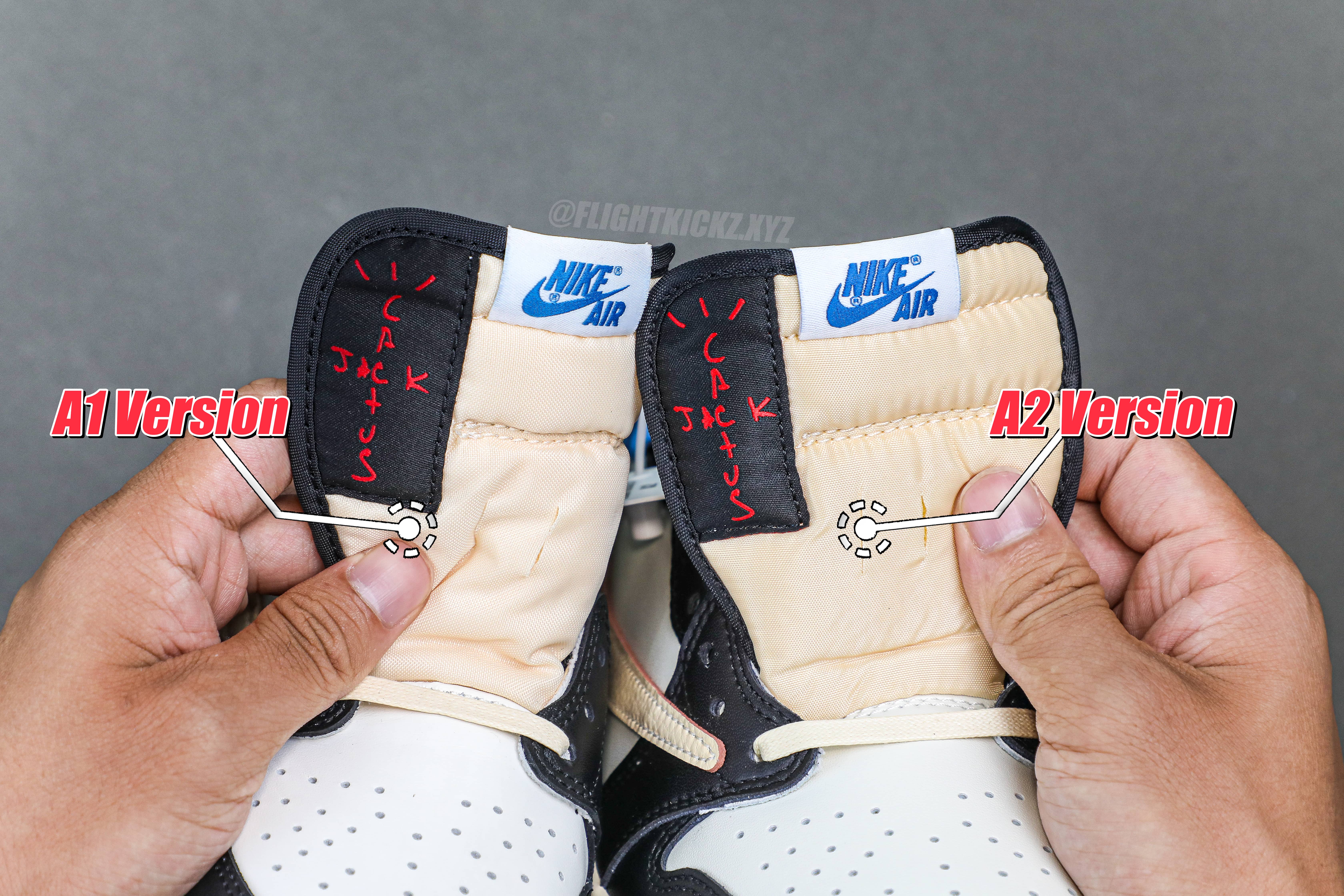 Fragment x Travis Scott x Air Jordan 1 Low（A2 Batch)