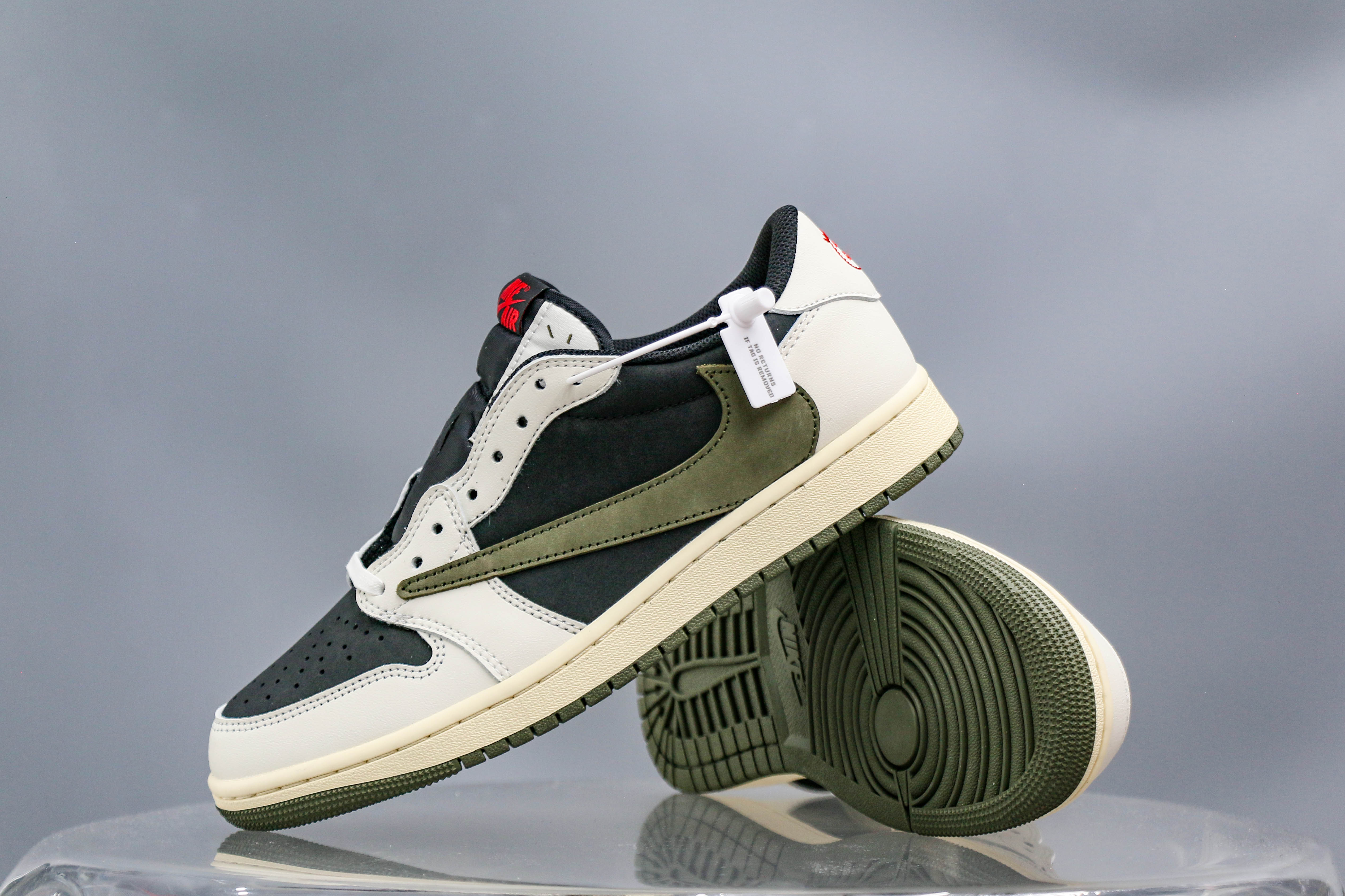 Travis Scott x Air Jordan 1 Low OG SP Olive（A2 Batch)