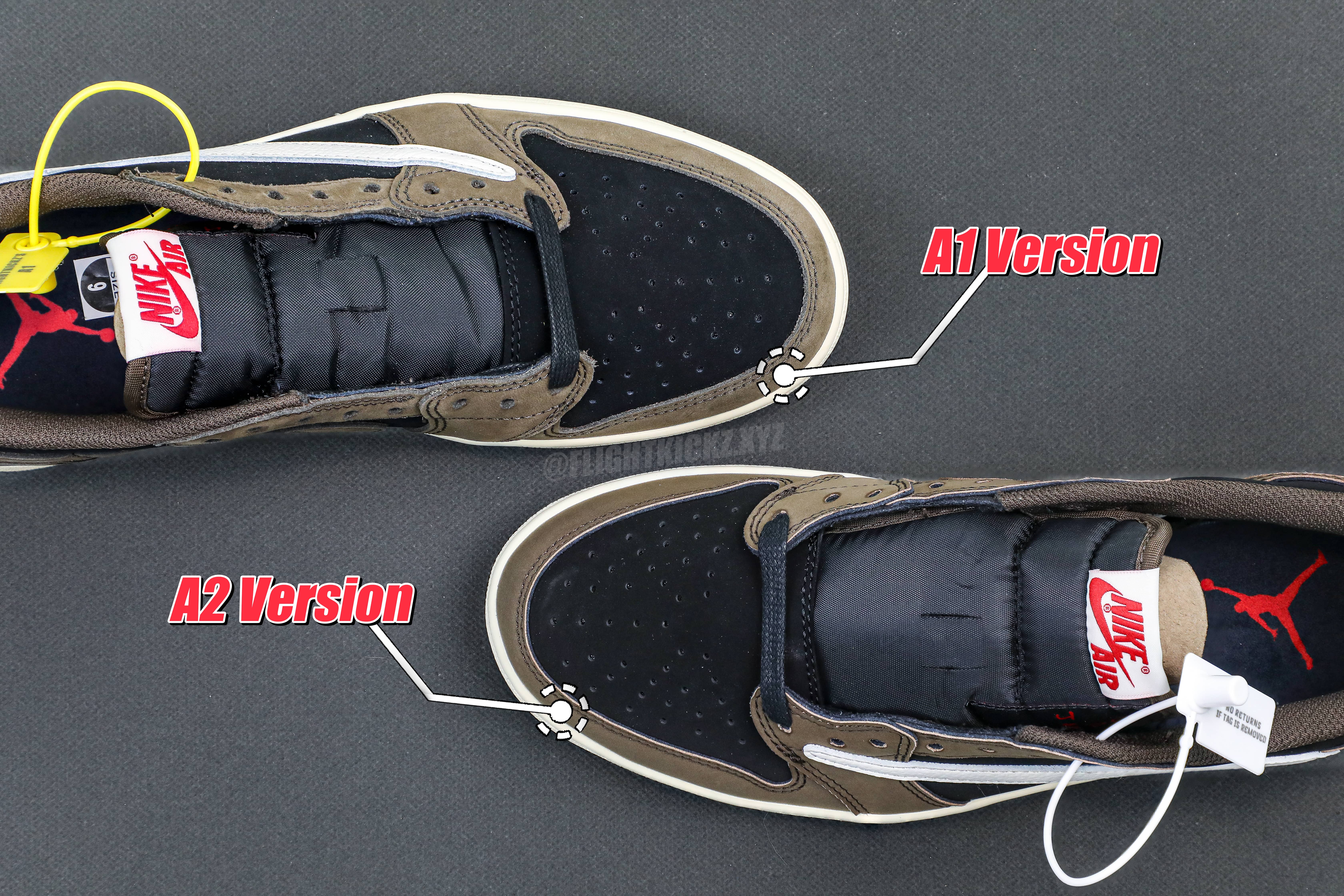 Travis Scott X Air Jordan 1 Low ‘Cactus Jack’（A2 Batch)