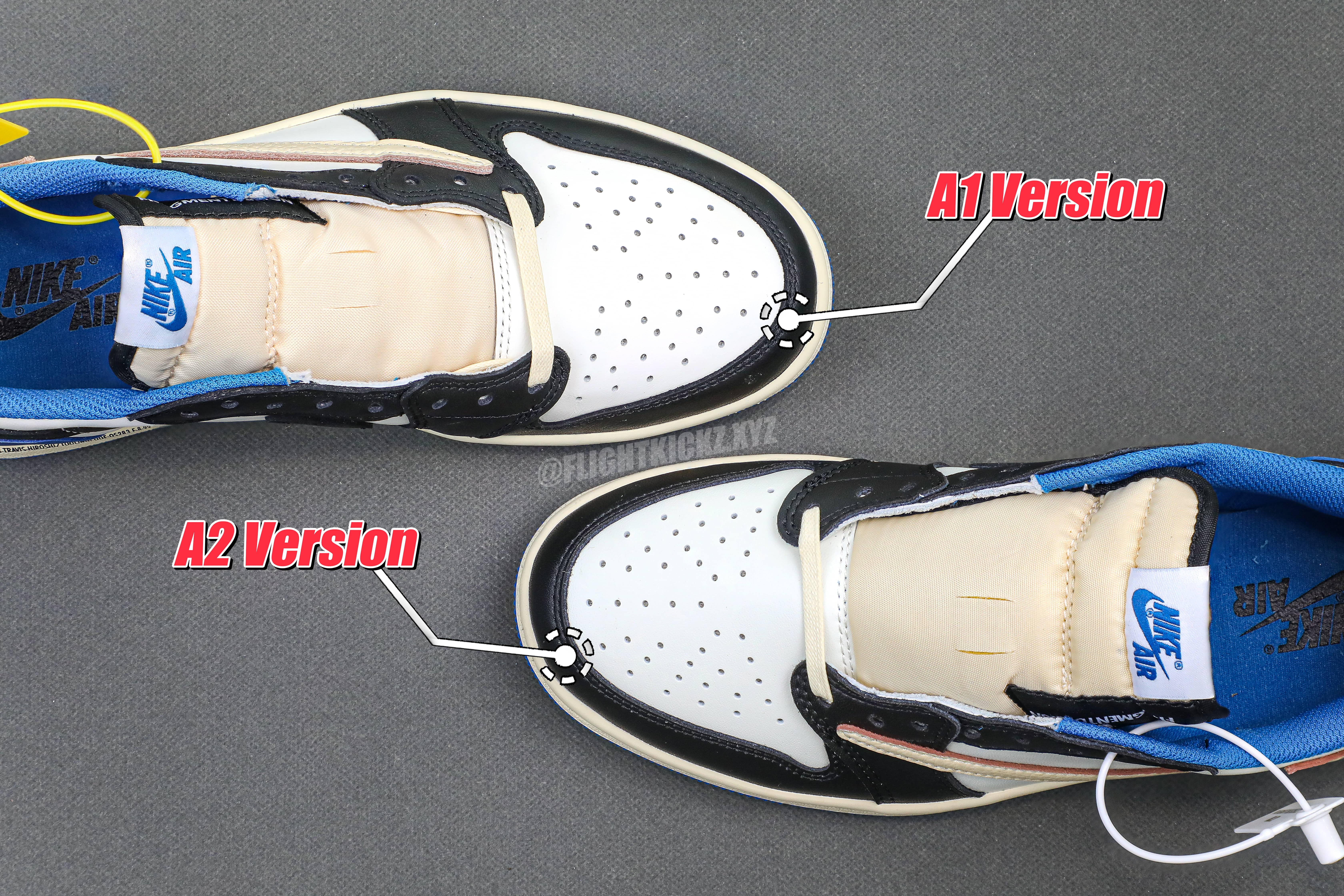 Fragment x Travis Scott x Air Jordan 1 Low（A2 Batch)