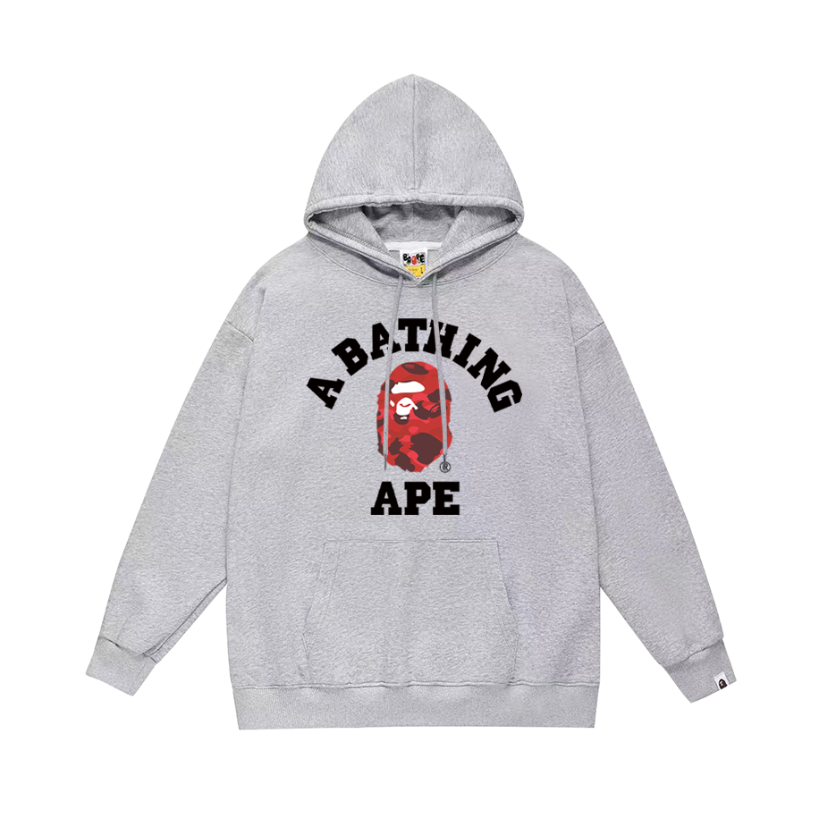 BAPE classic lettered Ape Head logo hoodie