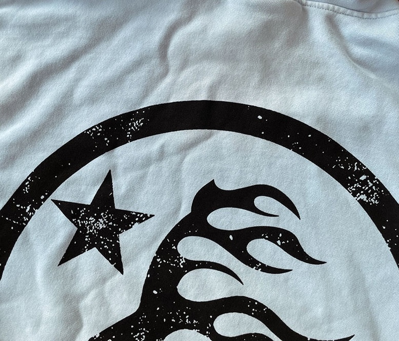 Hell$tar Fire Sky Blue Hoodie