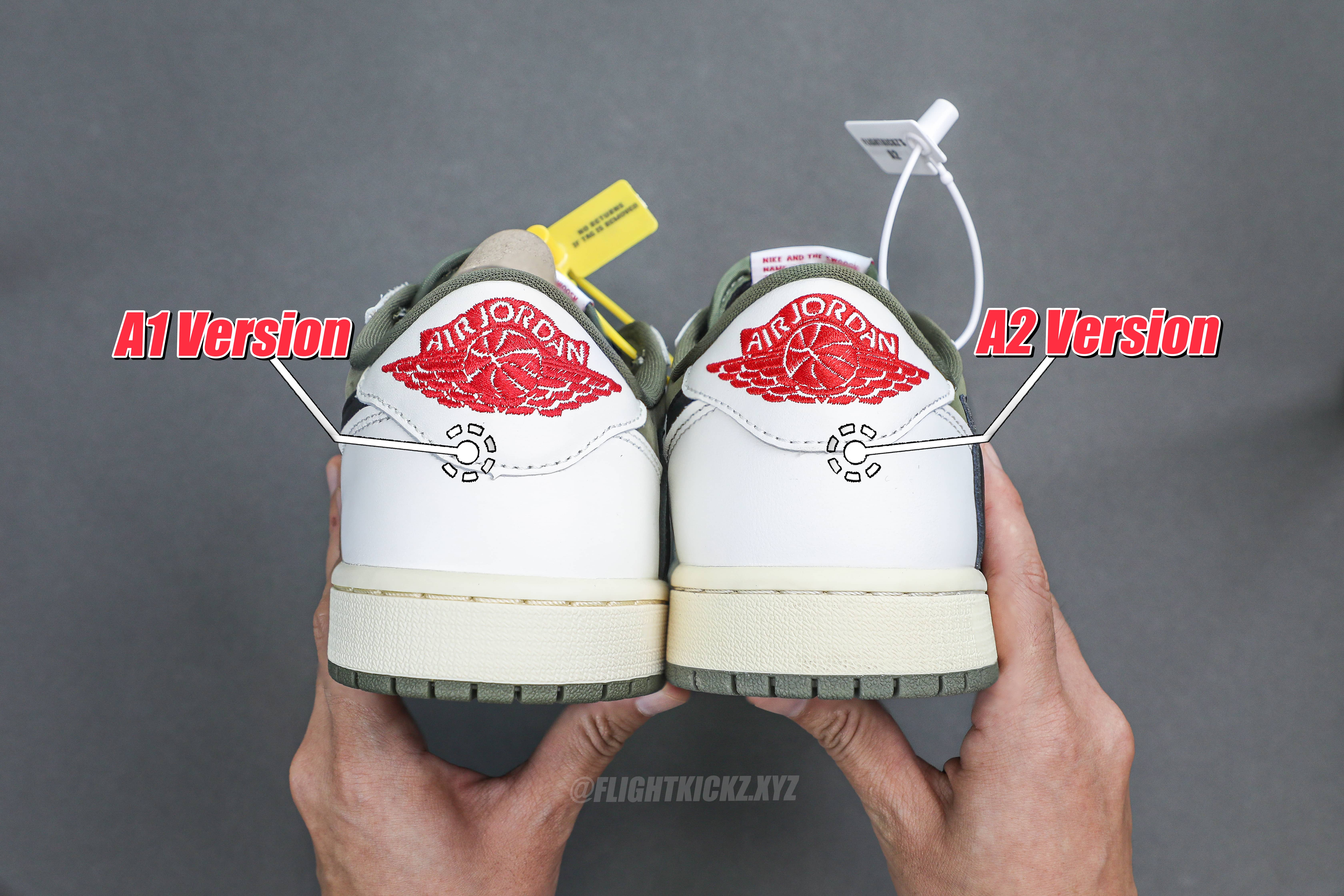 Travis Scott x Air Jordan 1 ‘ Medium Olive’ (A2 Batch)