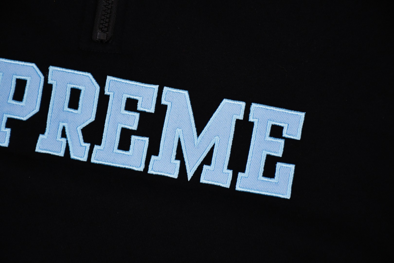 Suprem3 24FW Collegiate Half Zip Pullover Hoodie