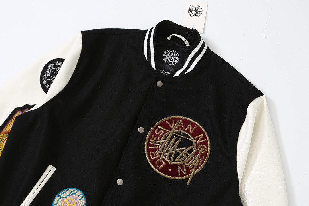 Dries Van Noten x Stussy FW Varsity Jacket