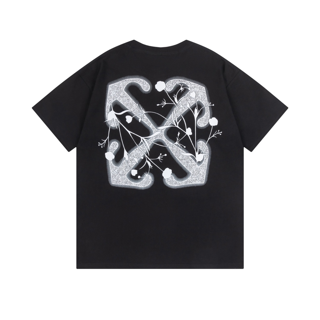Off-White Flower Arrow Skate T-Shirt