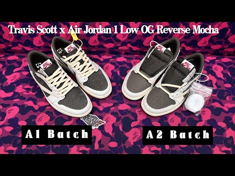Travis Scott x Air Jordan 1 Low OG Reverse Mocha（A2 Batch)