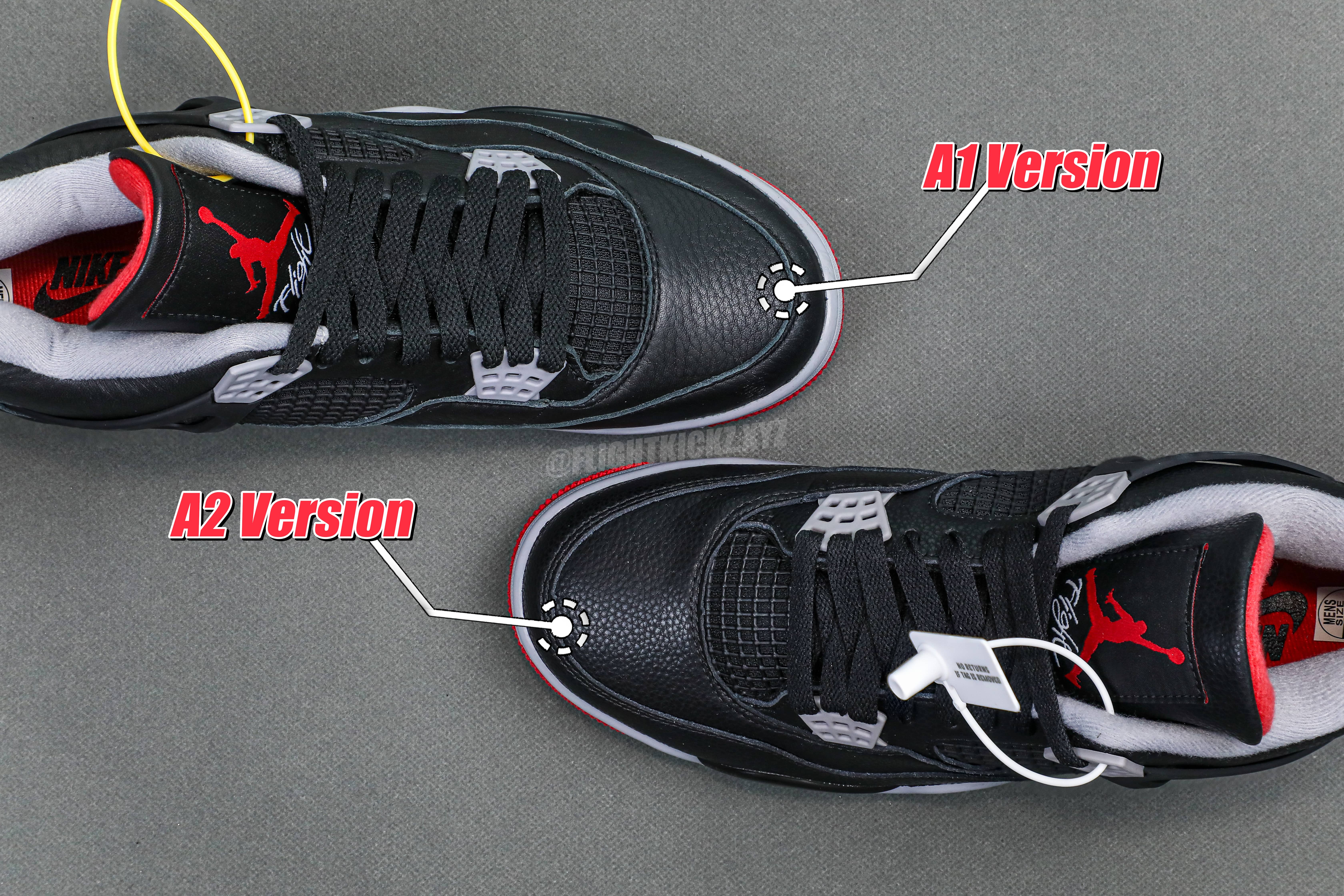Air Jordan 4 Retro Bred Reimagined 2024 (LN5 A1 Batch)