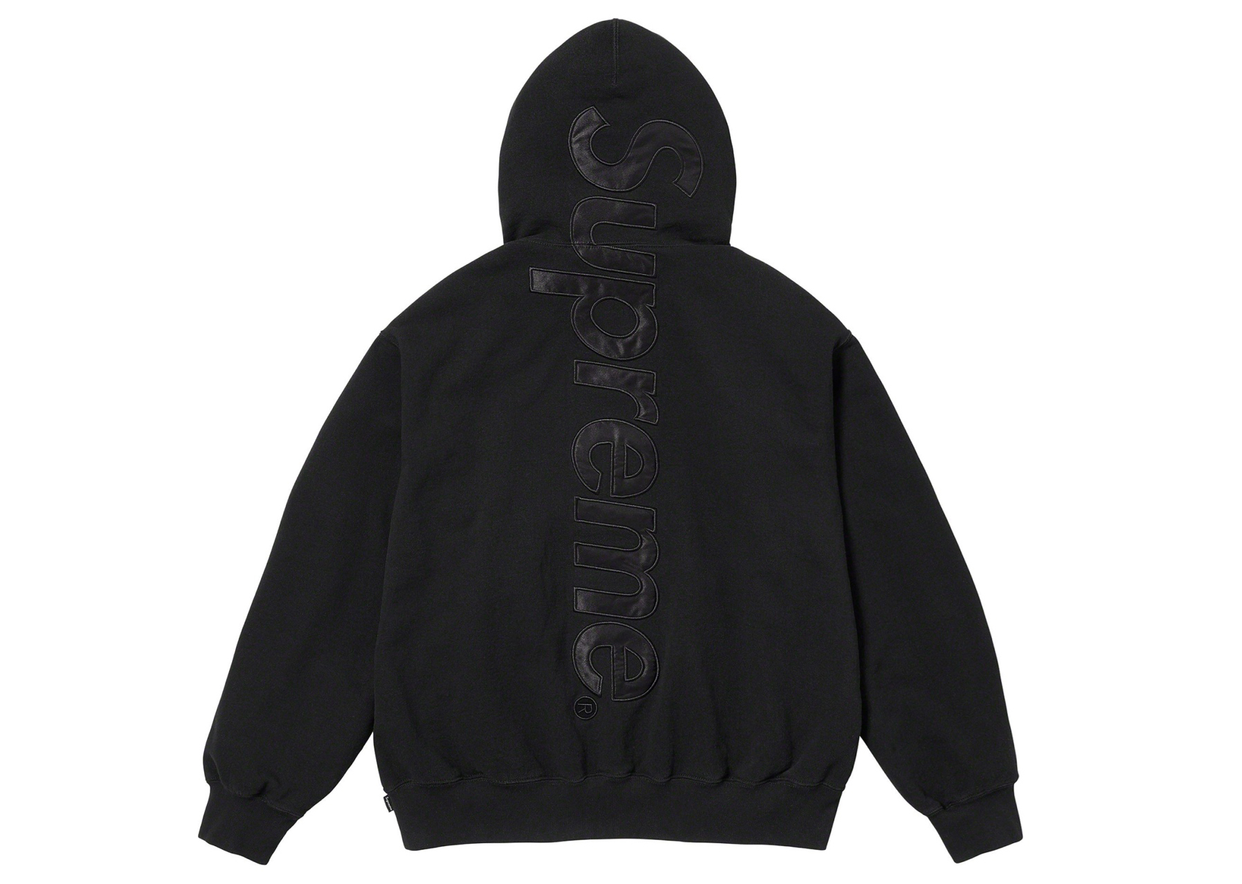 Supreme 22FW Satin Appliqué Hooded Sweatshirt