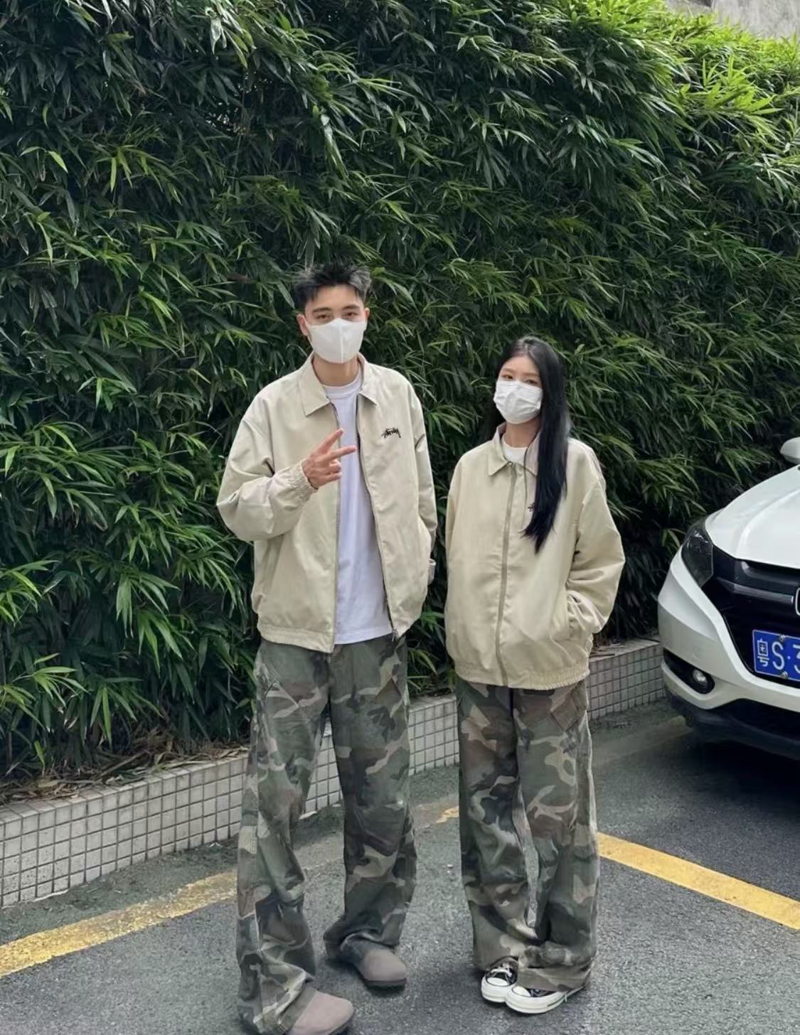 Stussy Double-sided Reversible Zipper Jacket Shirt