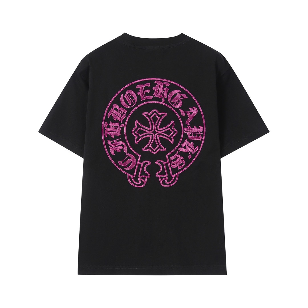 Chrome Hearts T-Shirt 2025 Appliqué heavy embroidery Tee