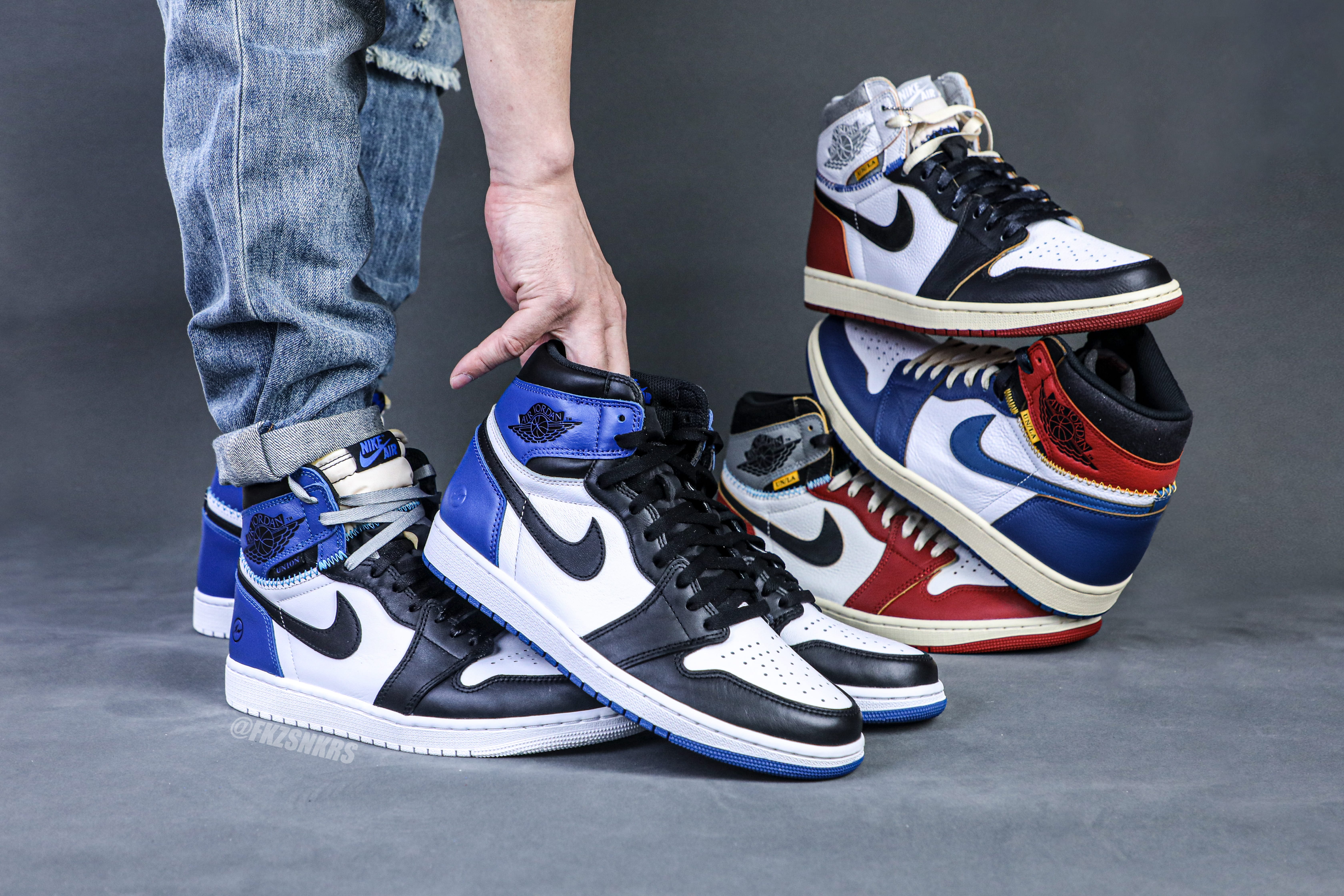 Union x Fragment x Air Jordan 1 High OG (Ln5 A1)