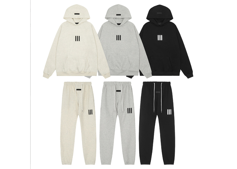 Fear Of God FOG ESSENTIALS Three- Stripes Hooded Sweatshirt