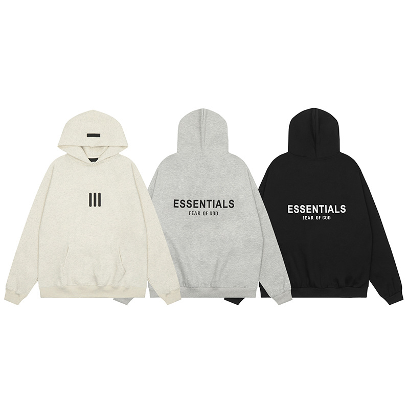 Fear Of God FOG ESSENTIALS Three- Stripes Hooded Sweatshirt