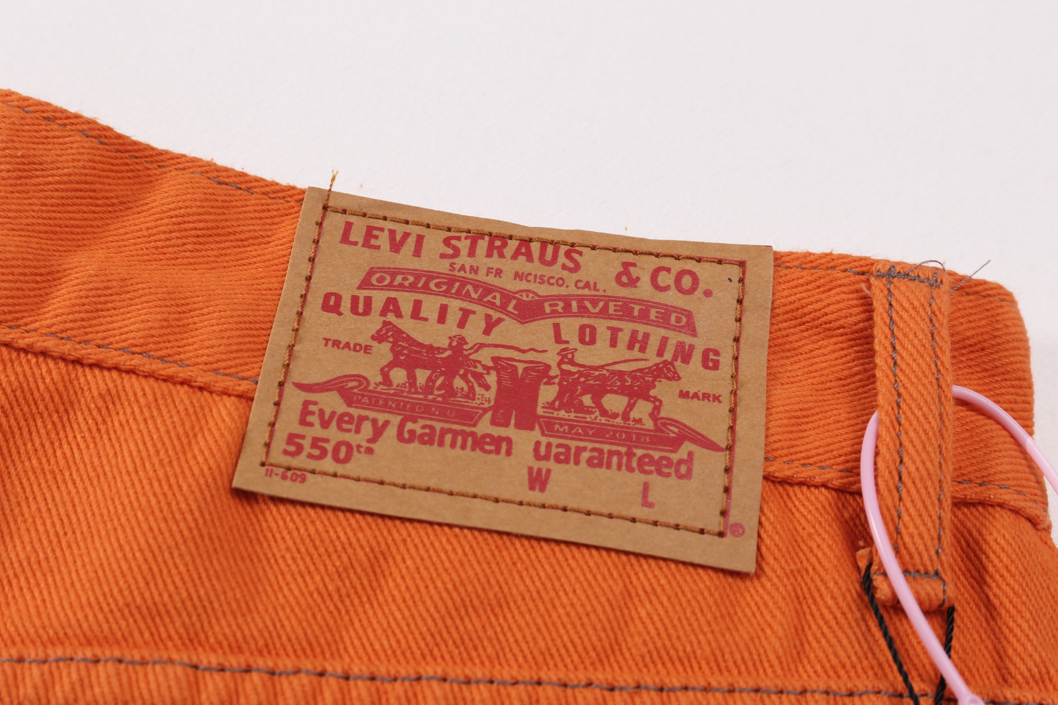 Chrome Hearts Black Crosses Orange Pants