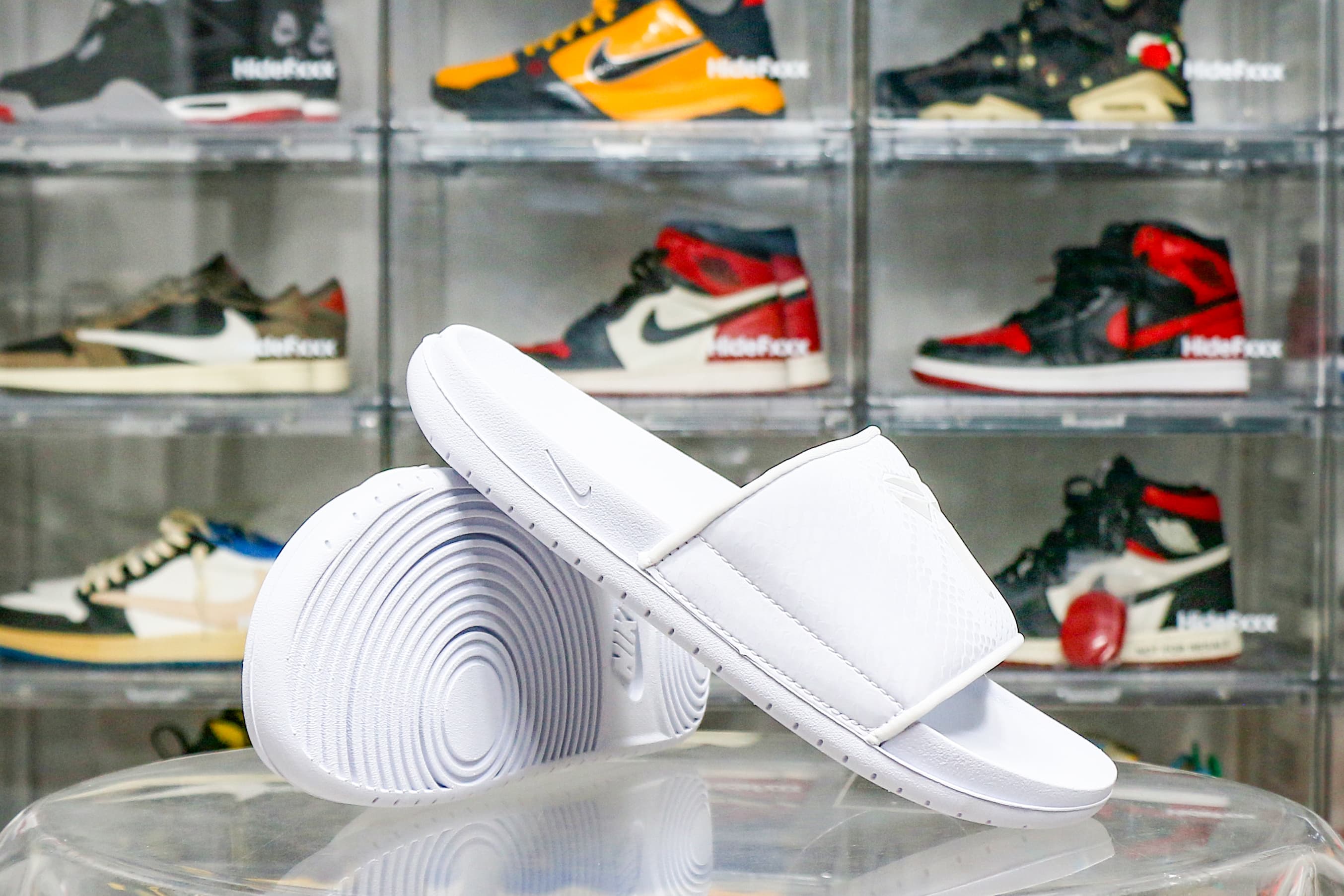Nike Kobe Offcourt Slide Triple White(A1 Batch)