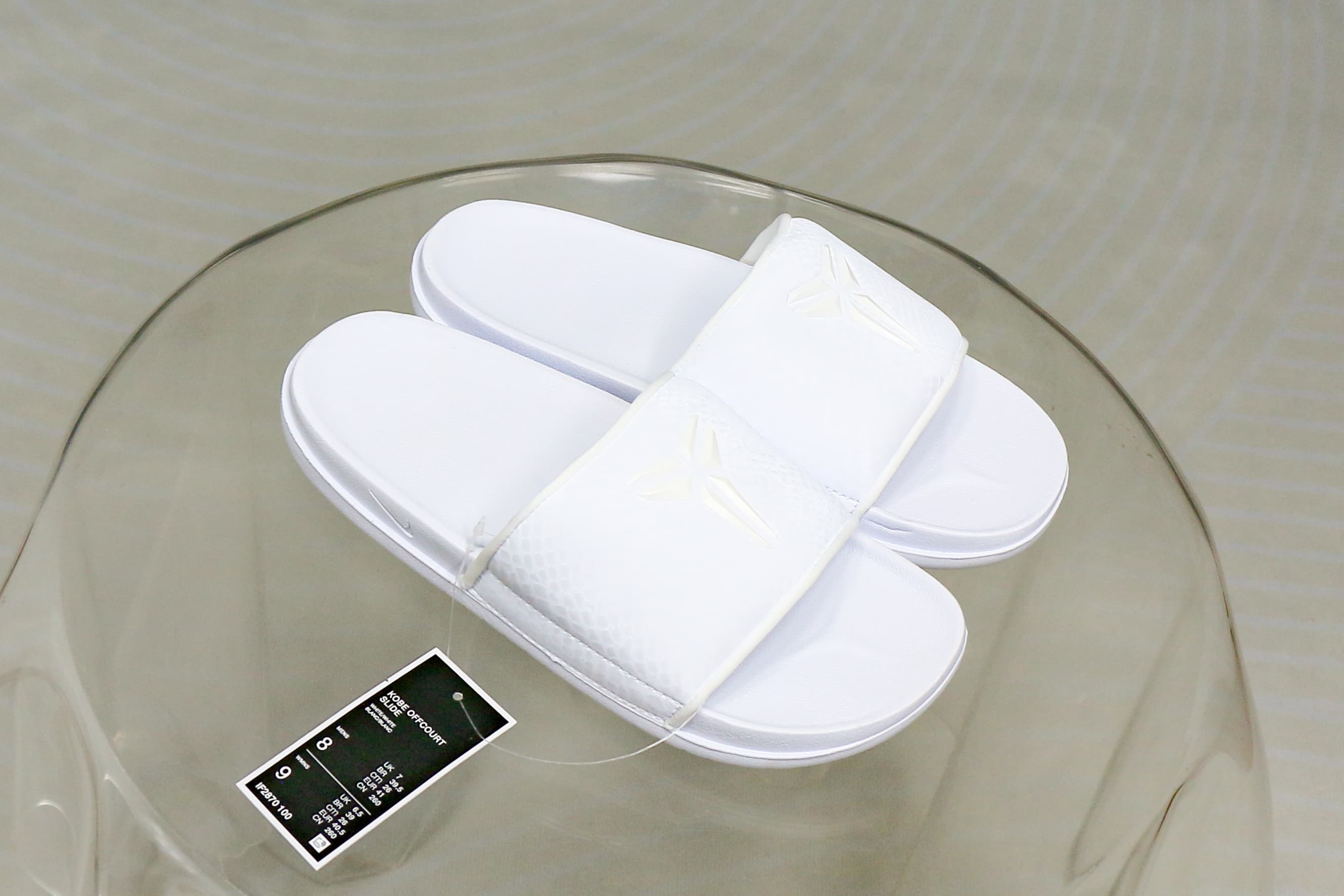 Nike Kobe Offcourt Slide Triple White(A1 Batch)
