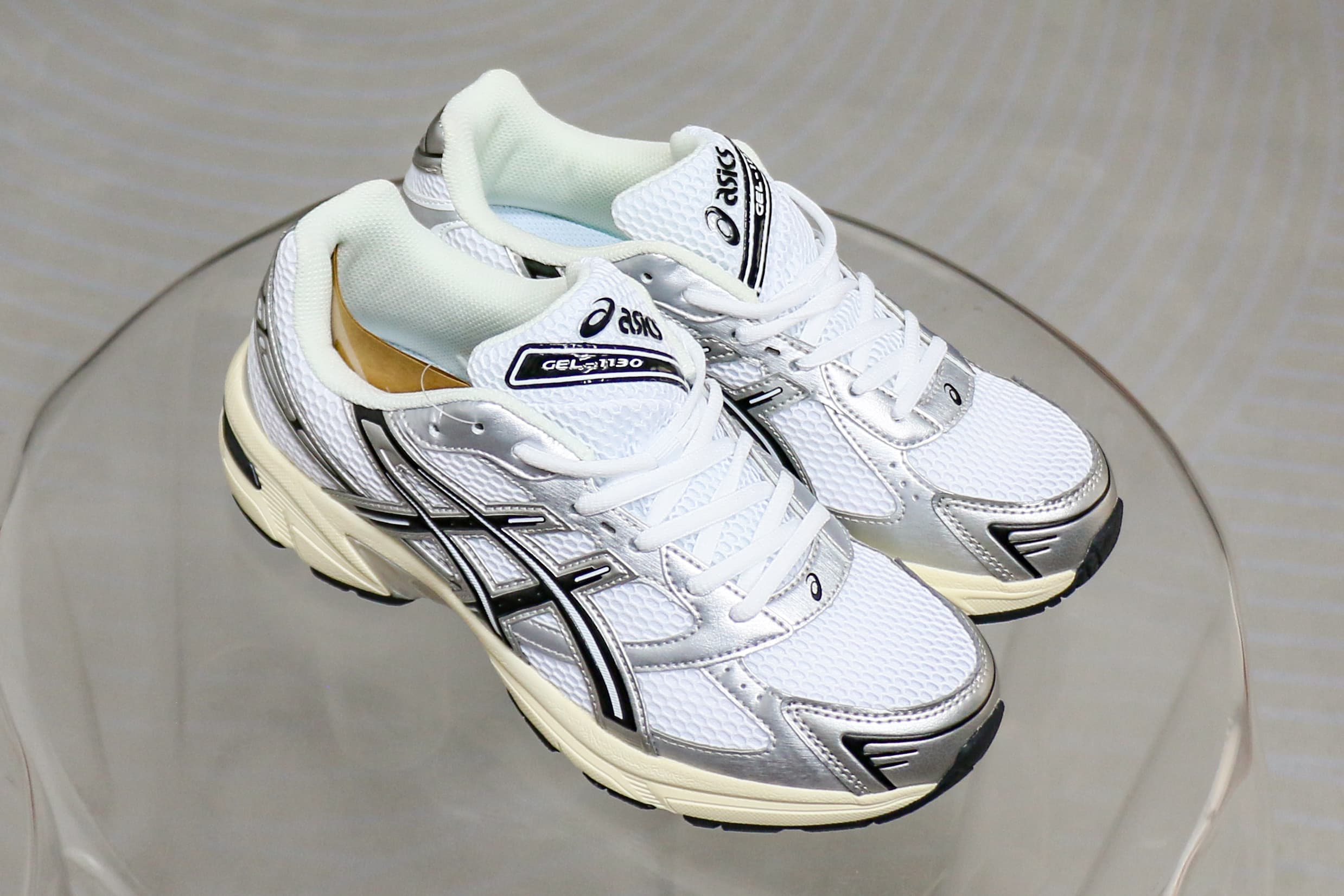 KITH × Asics Gel-1130 Cream/Scarab