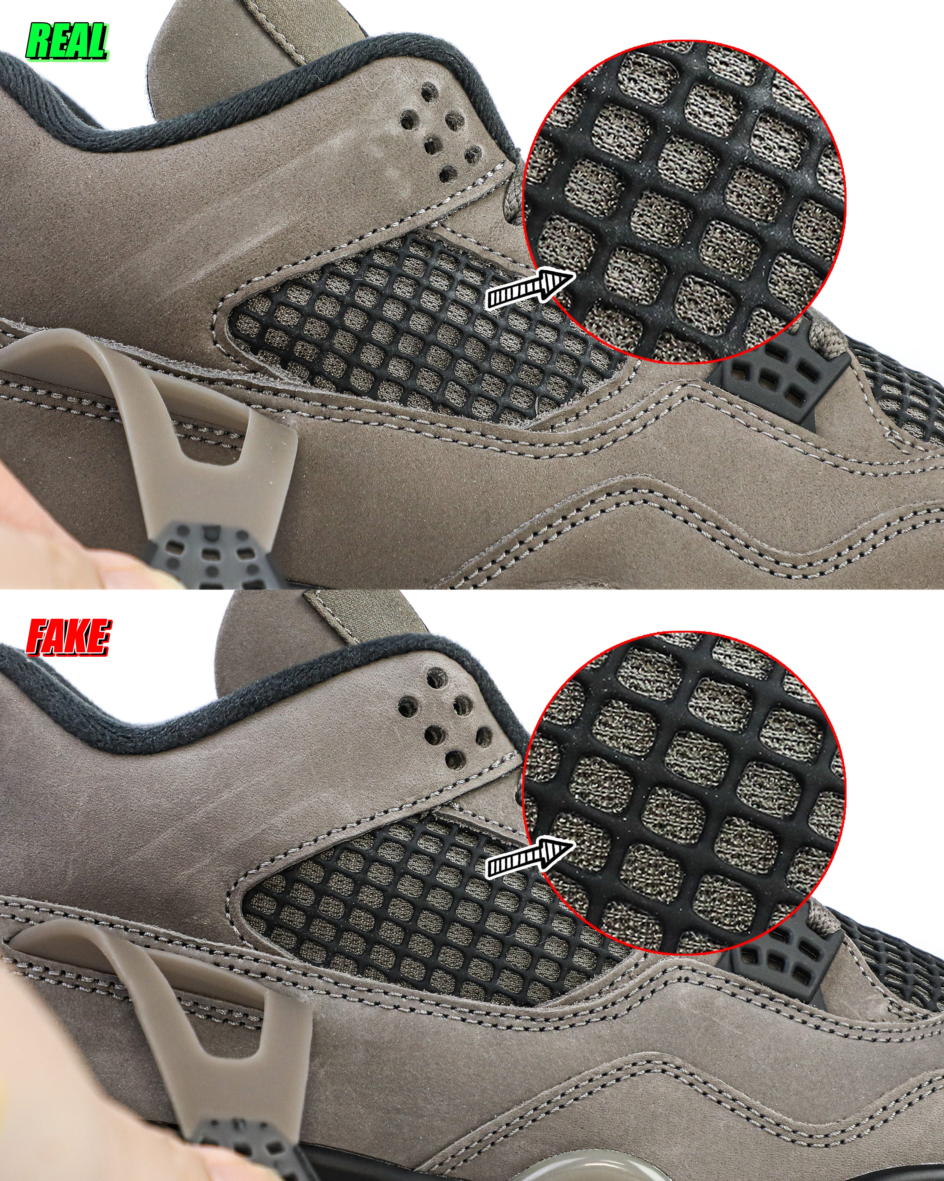 Jordan 4 Retro Cave Stone 2025 (LN5 A1 Batch)